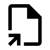SA Icon action Export to file