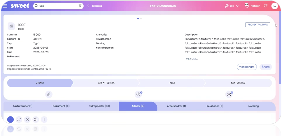 Invoice module