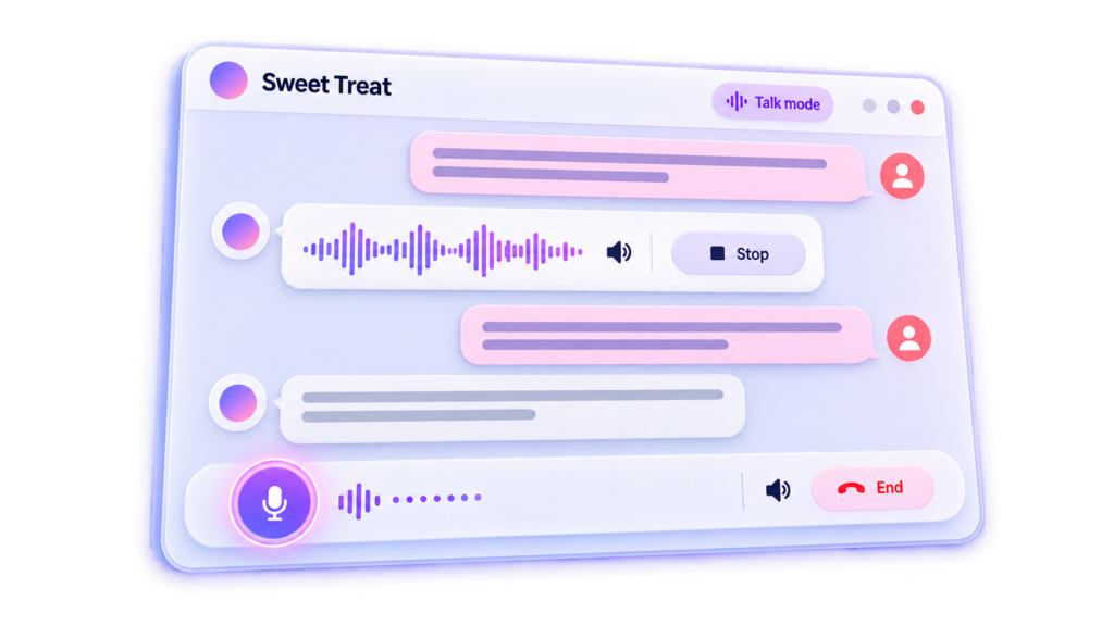 Sweet Treat AI chatt