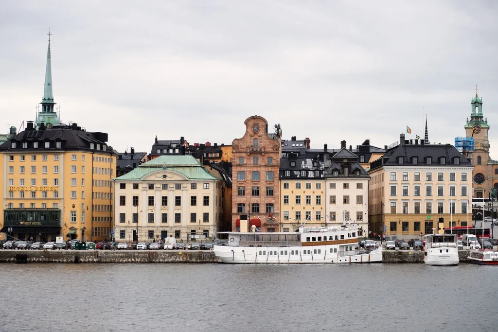 Gamla stan i Stockholm sett från vattnet, kundcase Hufvudstaden