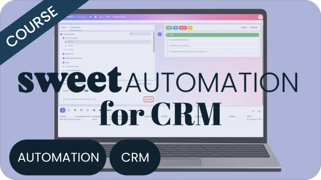 Sweet Automation for CRM